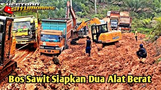 Mulai Sadar Muatan Sering Membusuk Bos Sawit Langsung Persiapkan Dua Alat Berat Sekaligus