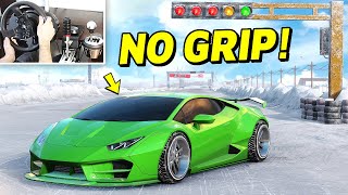 1200HP Lambo racing on ICE! - CarX Drift Racing Online screenshot 4