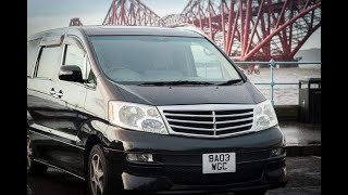 How to put the back seats up on a Toyota Alphard / Vellfire.