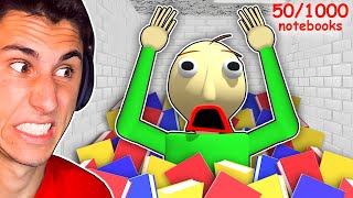 Baldi's Basics with 1,000 NOTEBOOKS!