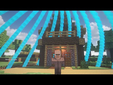Destruction Orb in Realistic Minecraft VILLAGE in TEARDOWN