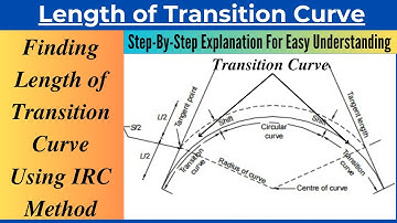 Finding Length and Shift of Transition Curve as Per IRC Method| Solved Problem