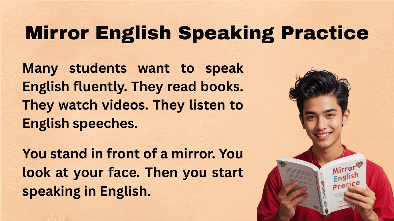 Mirror English Speaking Practice || Learn English || Improve your English || Listen And Practice