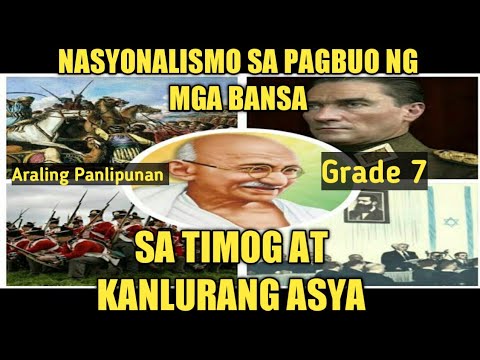 Nasyonalismo sa Pagbuo ng Mga Bansa sa Timog at Kanlurang Asya