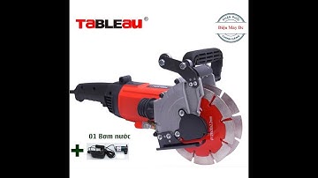 Máy cắt rãnh tường 2 lưỡi tableau tặng kèm bơm+ 2 lưỡi+Bảo hành 6 tháng(0356208000zalo)
