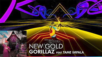 Synth Riders | Gorillaz - New Gold (feat. Tame Impala and Bootie Brown) | Gorillaz Music Pack DLC