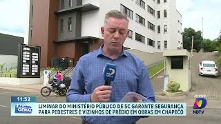 Chapecó Mais Segura: MP Garante Proteção em Obras Residenciais para Pedestres e Vizinhos