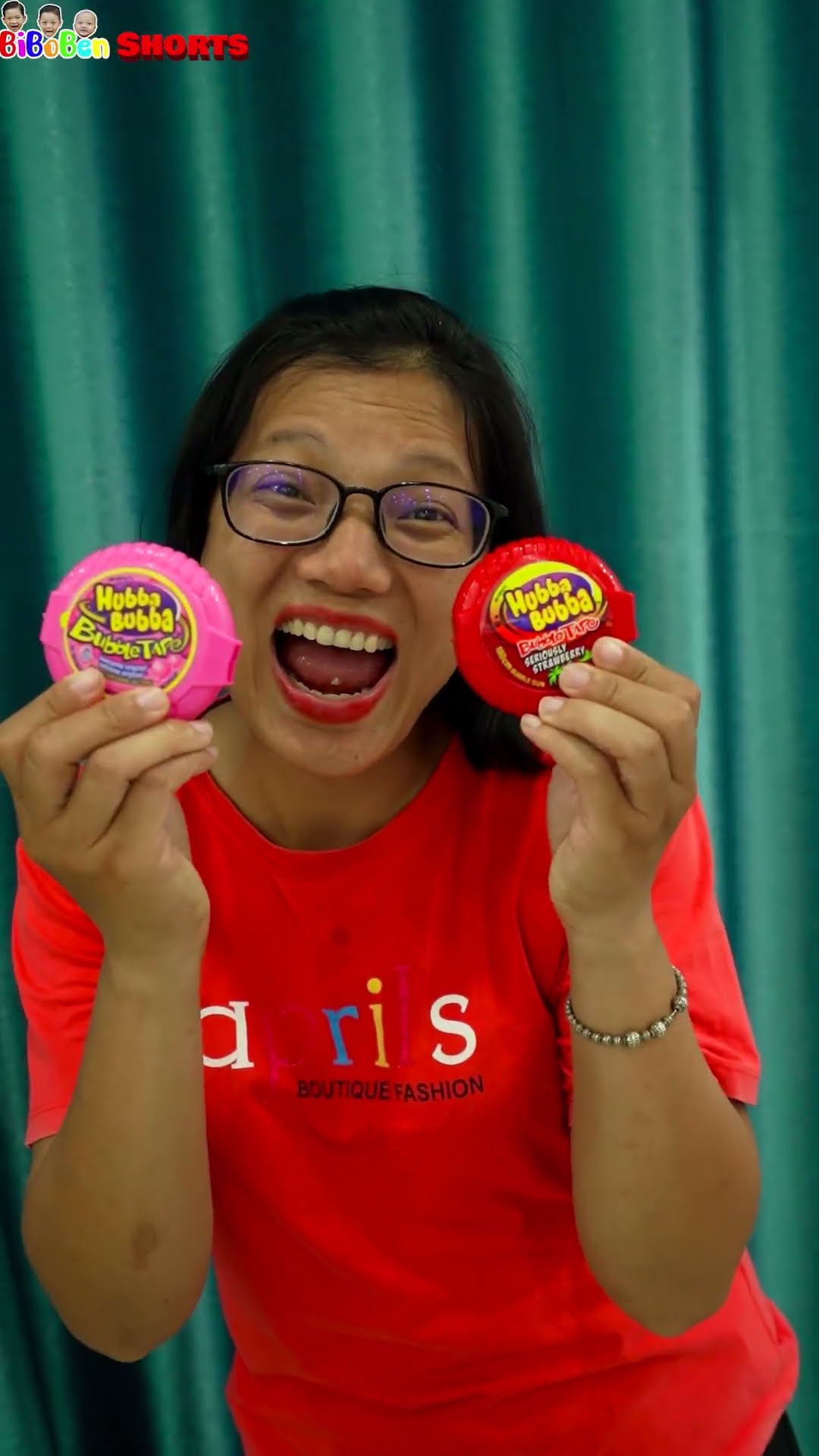 Funny video | Who has more hubba bubba ? #funny #comedy #shorts #hubbabubba