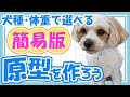 原型を作ろう～犬種・体重別で簡単に作図が出来る簡易版～【わんこ服】