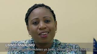 Ummy Ally Mwalimu (MP) Waziri wa Afya, Maendeleo ya Jamii, Jinsia, Wazee na Watoto