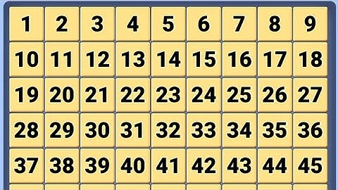 9x9 Number puzzle