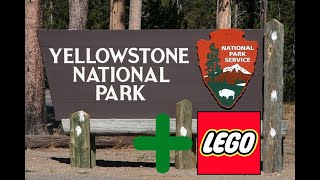 I BUILT A LEGO SET IN YELLOWSTONE NATIONAL PARK!!!!