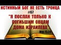 #67 "Я послан только к погибшим овцам дома Израилева". Так чей Спаситель Христос?