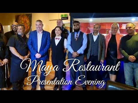 REPORT MAYA RESTAURANT Atherstone CHARITY FUNDRAISING PRESENTATION DINNER Nurun Choudhury