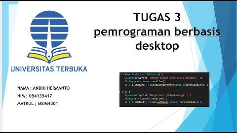 tugas 3 pemrograman berbasis desktop