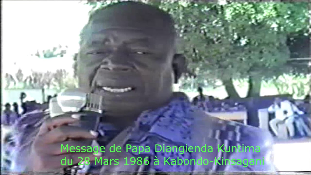 Message de Papa Diangienda du 28 03 1986 à Kisangani. Papa Simon Kimbangu nous visite chaque nuit