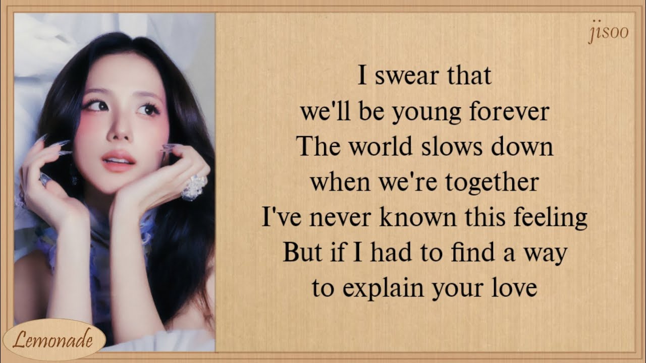 JISOO Your Love Lyrics JISOO Your Love Lyrics