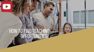 How to find teaching opportunities in Switzerland