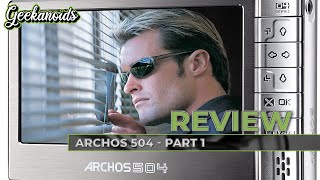 Archos 504 Video Review Part 1 screenshot 4