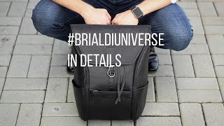 #Функциональный #рюкзак раскладушка с 16 #карманами #BRIALDI #Universe - Видео от BRIALDI HANDCRAFTED