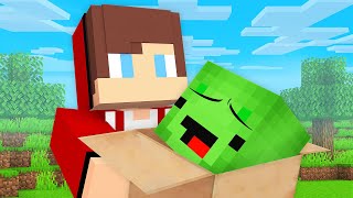 How JJ Found Mikey's Talking HEAD in the Box in Minecraft? (Maizen)
