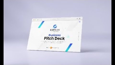 Animated Express Pitch Deck PowerPoint Presentation Template