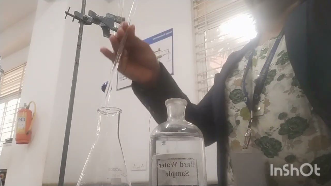 Estimation of Total hardness of water by EDTA method 