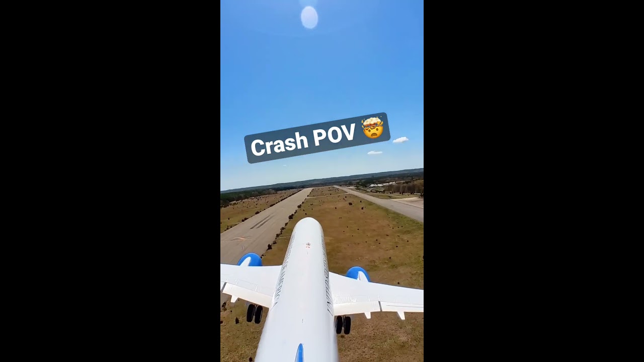 Giant Custom Airliner CRASH POV 