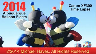 2014 Albuquerque Balloon Fiesta TIme Lapse (Canon XF300)