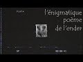 Lnigmatique pome de lender minecraft