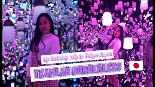 TEAMLAB BORDERLESS | My Birthday trip to Tokyo Japan