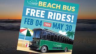 The CAT Beach Bus is Back! 2021