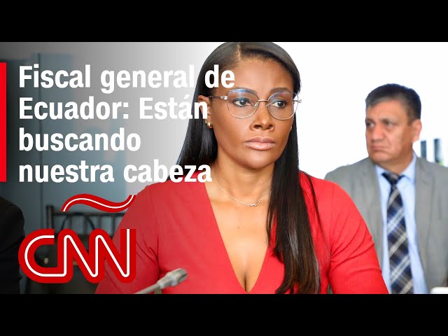 Fiscal de Ecuador habla de las amenazas de muerte que ha sufrido