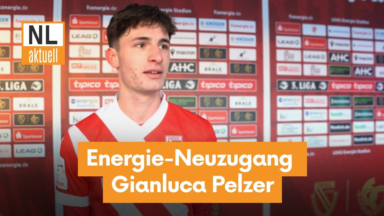 FC Energie Cottbus | Neuzugang Gianluca Pelzer stellt sich vor