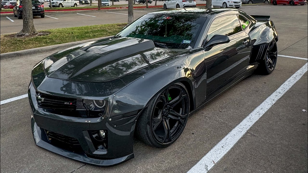 WIDEBODY CAMARO GETS NEW WHEELS!!! PART 6 - YouTube