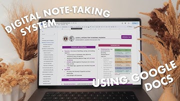 digital note-taking system pt. 2 ✍🏻 how i use my template + google docs tips