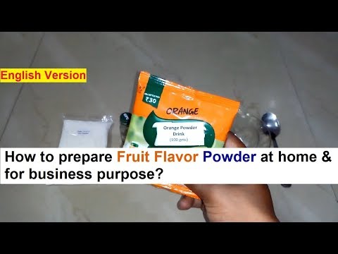 fruit-flavor-powder-making-100%-real-formula