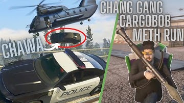 Chang Gang Cargobob Meth Run (multiple POVs + reactions)