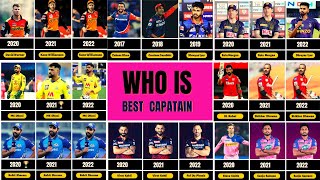 IPL All teams All time Captains 2008 - 2023