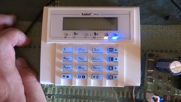 How to run service mode on Satel alarm system change service installer code