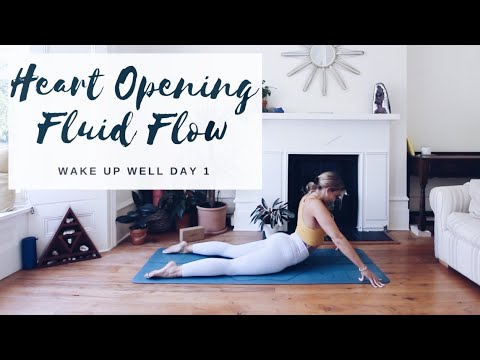 HEART OPENING YOGA | Wake Up Well Day 1 | CAT MEFFAN - YouTube