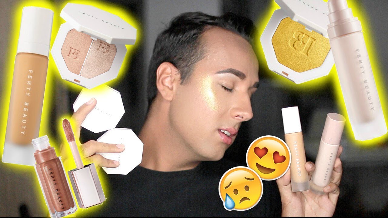 PROBANDO MAQUILLAJE DE FENTY BEAUTY BY RIHANNA ♡ REVIEW COMPLETA!