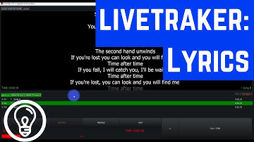 Adding Lyrics in LiveTraker