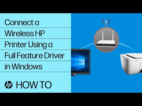 Connect a Wireless HP Printer Using a Full Feature Driver in Windows | HP hqdefault