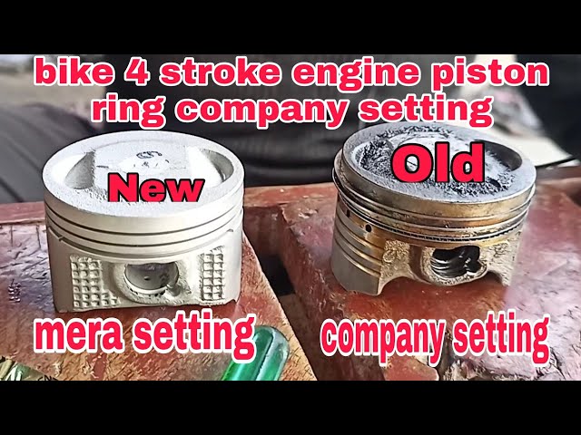 TVS Jupiter & Wego Piston Ring Fitting | TVS Jupiter & Wego पिस्टन रिंग  फिटिंग - YouTube