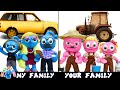 FAMILY VS FAMILY | Who Is The Best | Funny Tiny and Pinky Family Situations by Clay Mixer