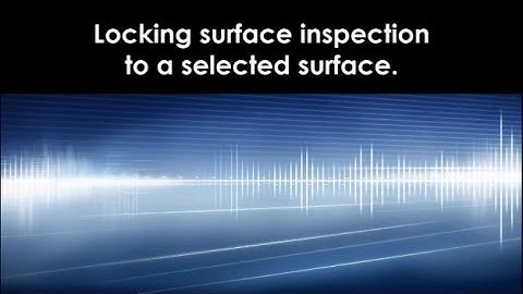 FARO CAM2 Measure 10   Locking surface inspection to a selected surface