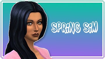 The Sims 4 Create A Sim: Spring Sim