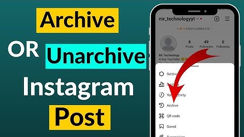 How to Archive or Unarchive Your Instagram Posts (2023)