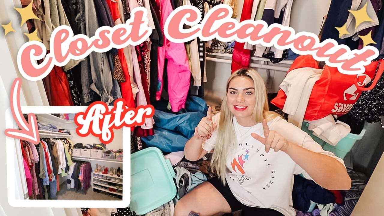*EXTREME* CLOSET CLEANOUT! *intense* - YouTube